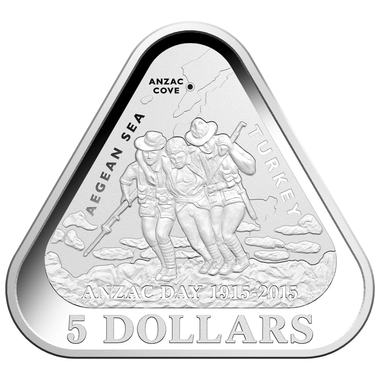 2015 Gallipoli Landing 100th Anniversary 1oz Silver Proof Coin - Image 2