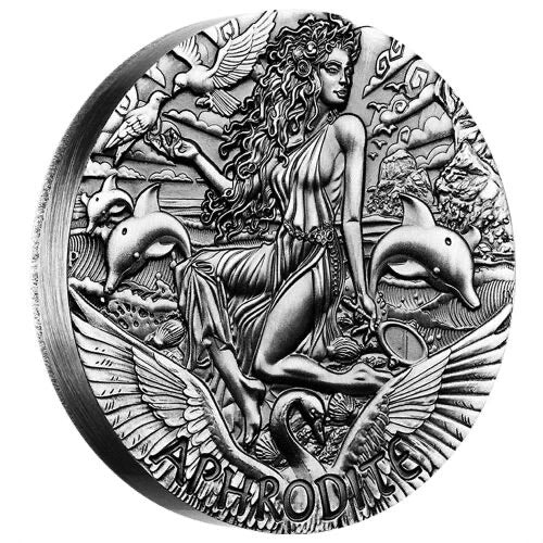 2015 Goddesses of Olympus Aphrodite 2oz Silver High Relief Coin
