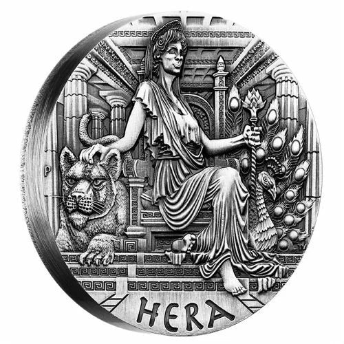 2015 Goddesses of Olympus Hera 2oz Silver High Relief Coin