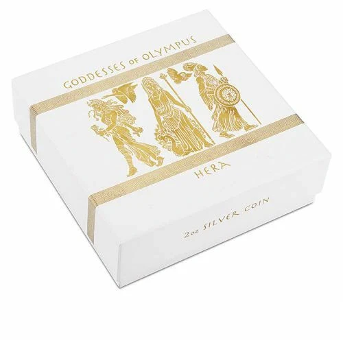 2015 Goddesses of Olympus Hera 2oz Silver High Relief Coin - Image 5