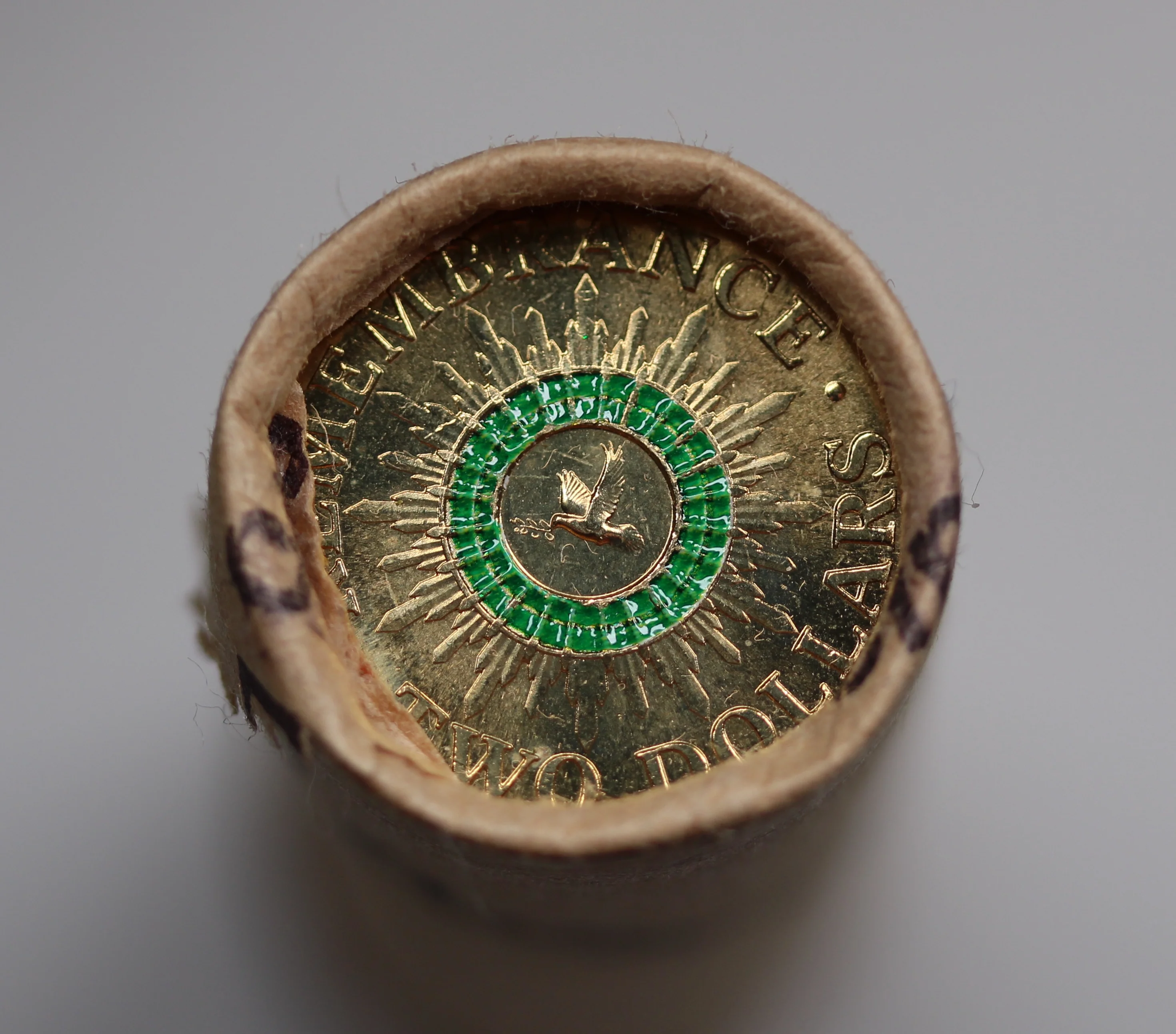 2014 Green Peace Dove $2 RAM Roll H/T