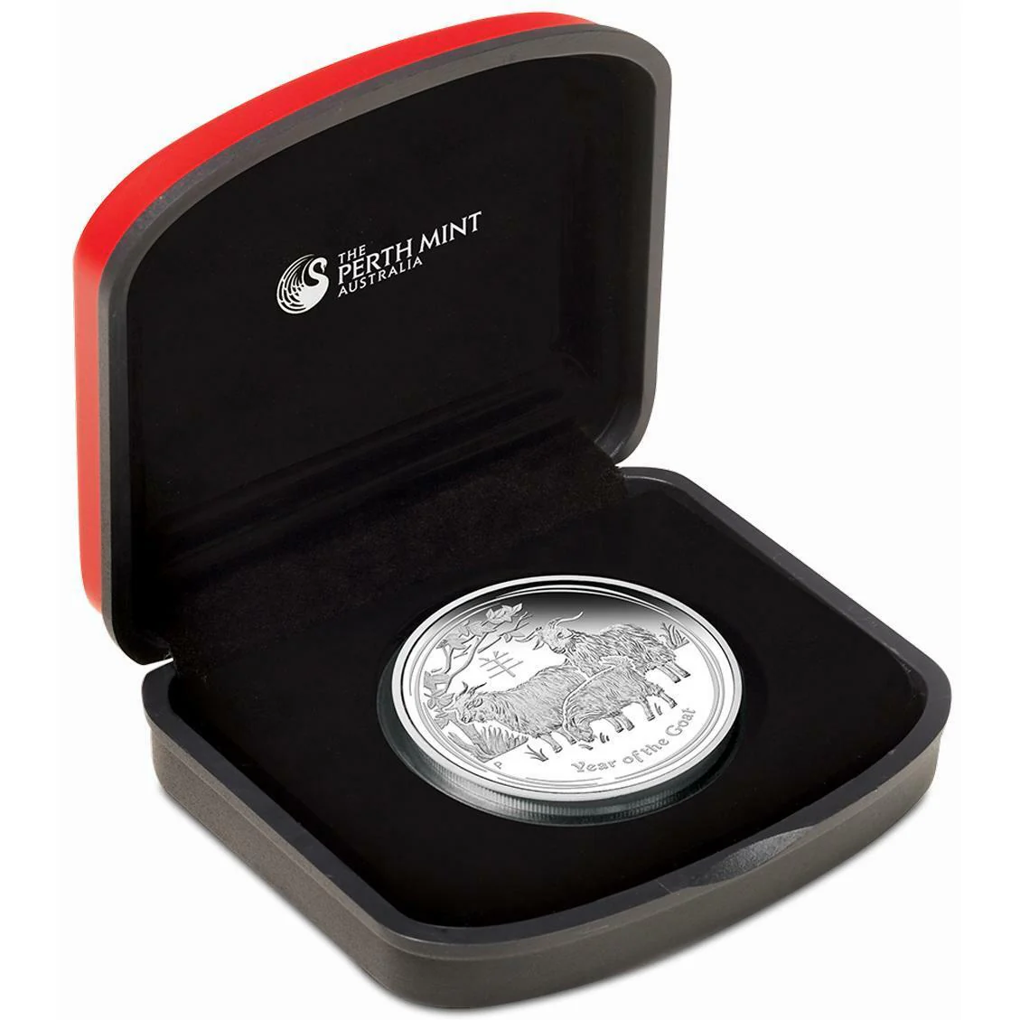 2015 Lunar Year of the Goat 1oz Silver Proof Coin - Image 2