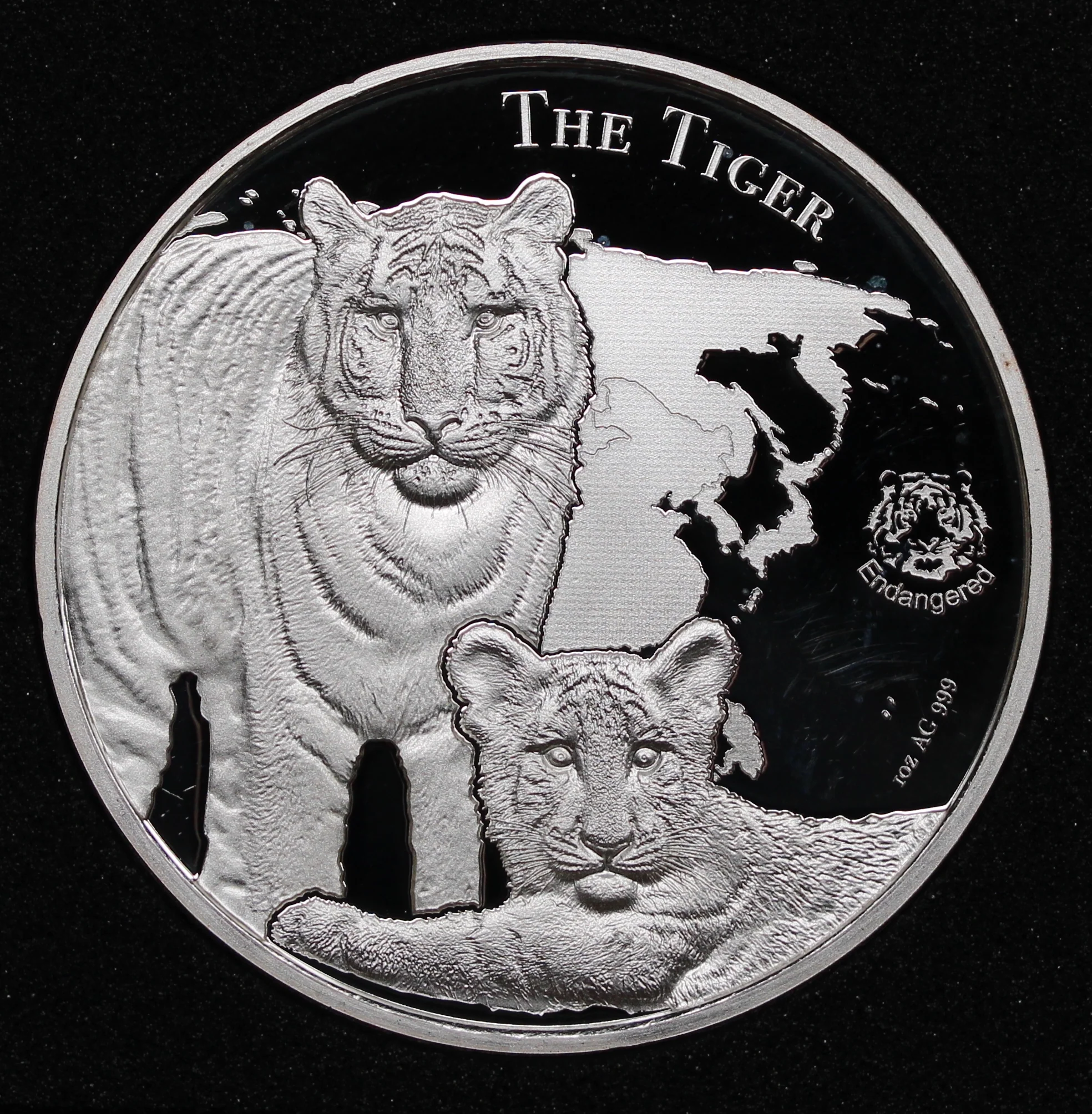2015 Niue 'The Tiger' Endangered Silver 1oz Coin
