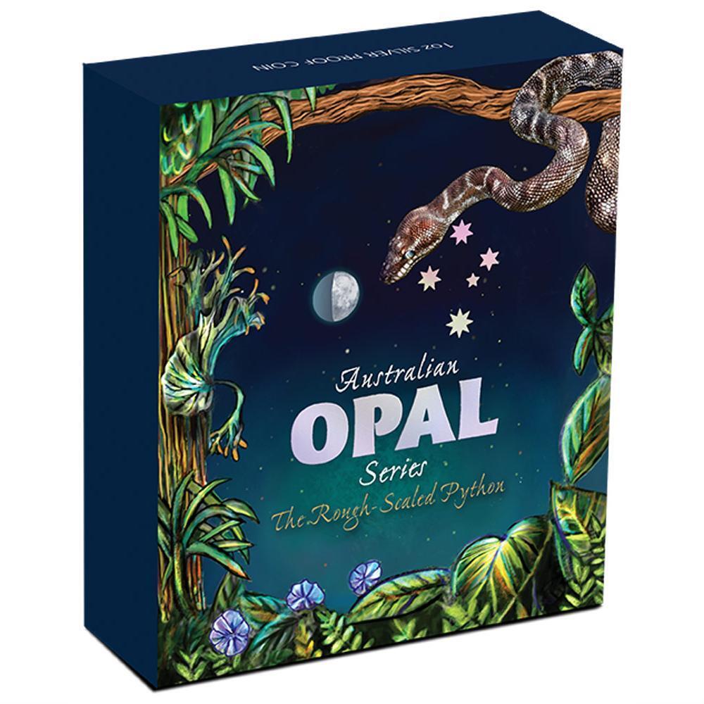 2015 Rough-Sealed Python Opal 1oz Silver Coin - Image 3