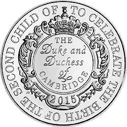 2015 Royal Birth Princess Charlotte 5 Pound PNC - Image 3