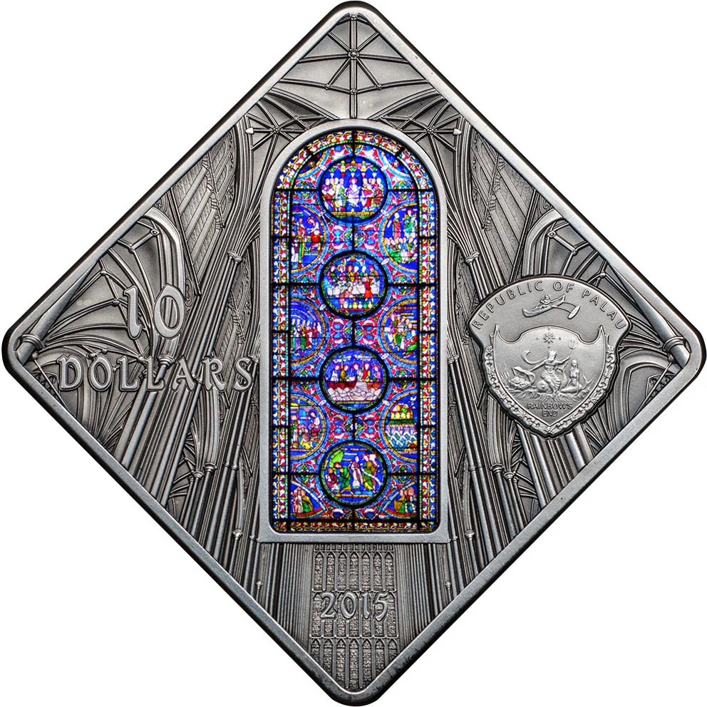 2015 Sacred Art Holy-Windows Canterbury Cathedral 50g Silver - Image 2