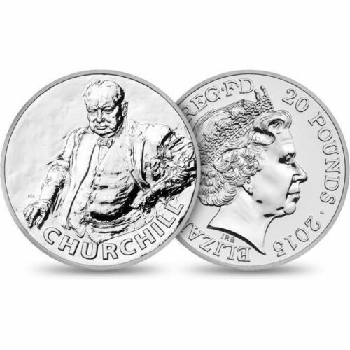2015 Sir Winston Churchill 20 Pound Silver Coin - Image 3