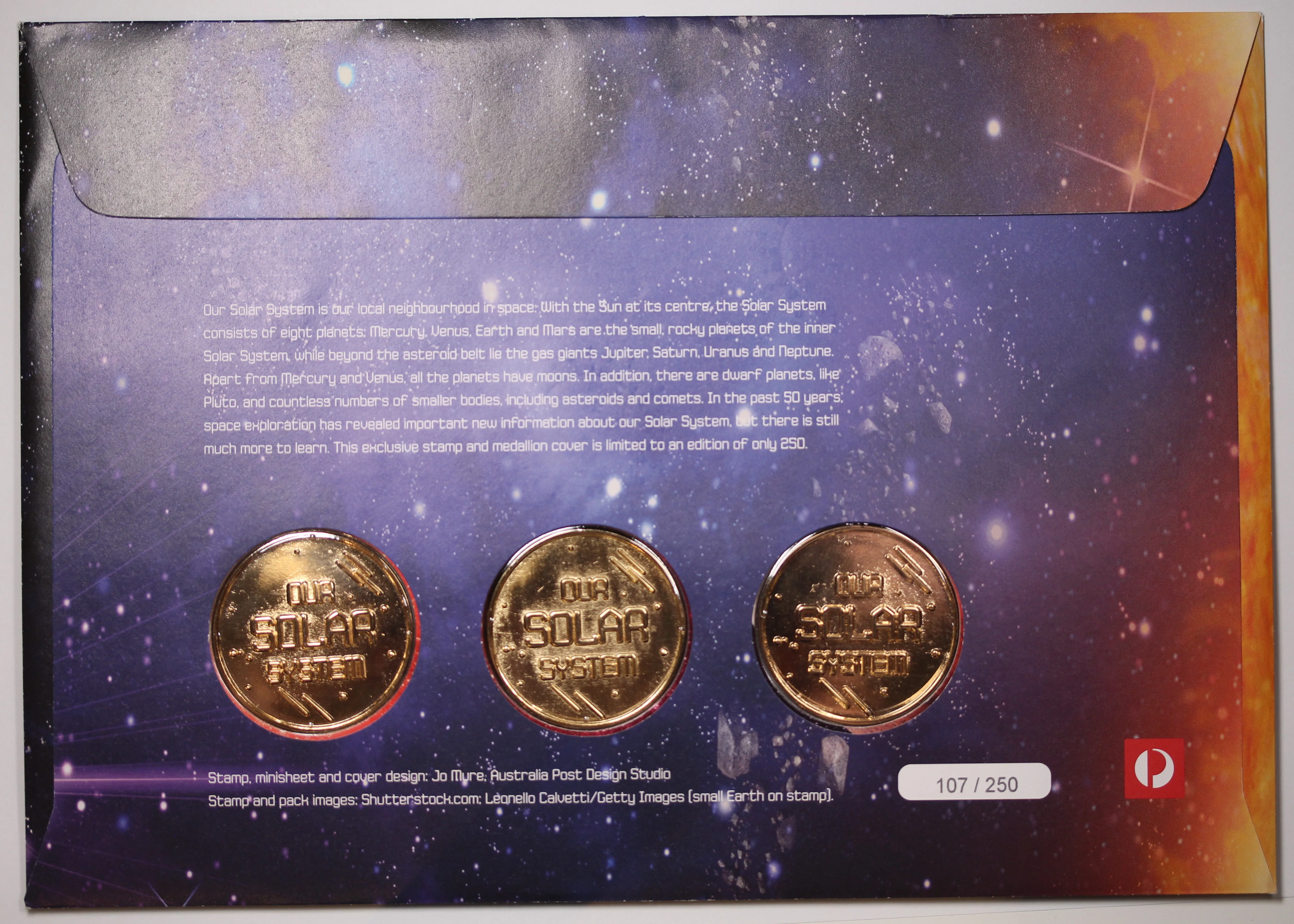 2015 Our Solar System Medallion Cover (Impressions) - Image 2
