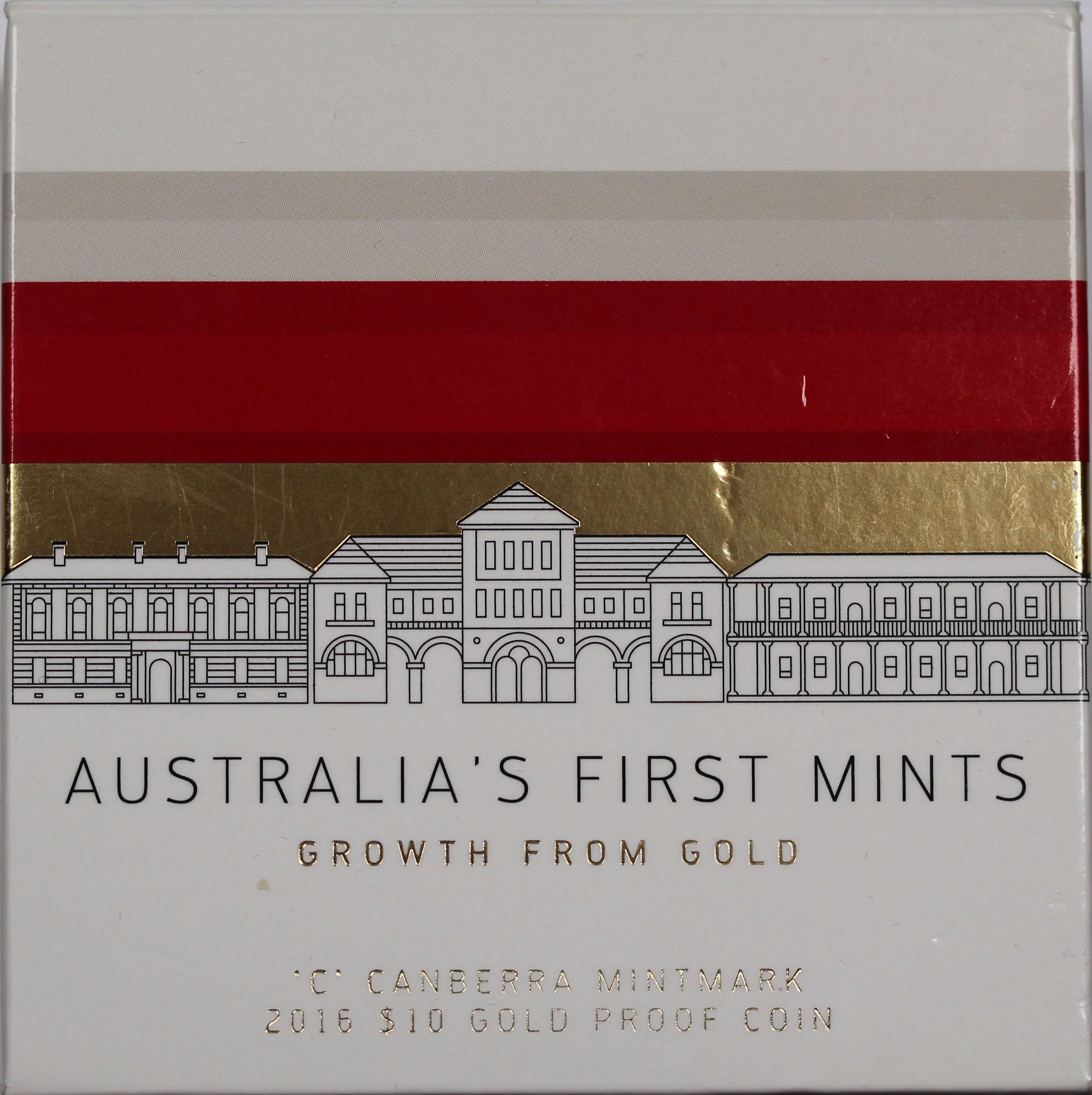 2016 1/10oz Gold Proof - Australias First Mints $10 Coin - Image 3