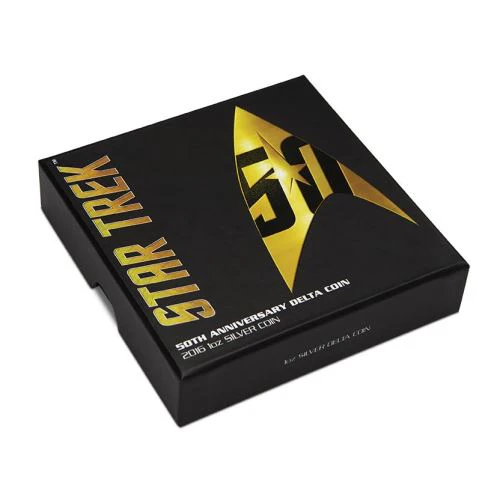 2016 $1 50th Anniversary of Star Trek Delta 1oz Silver Proof Coin - Image 4