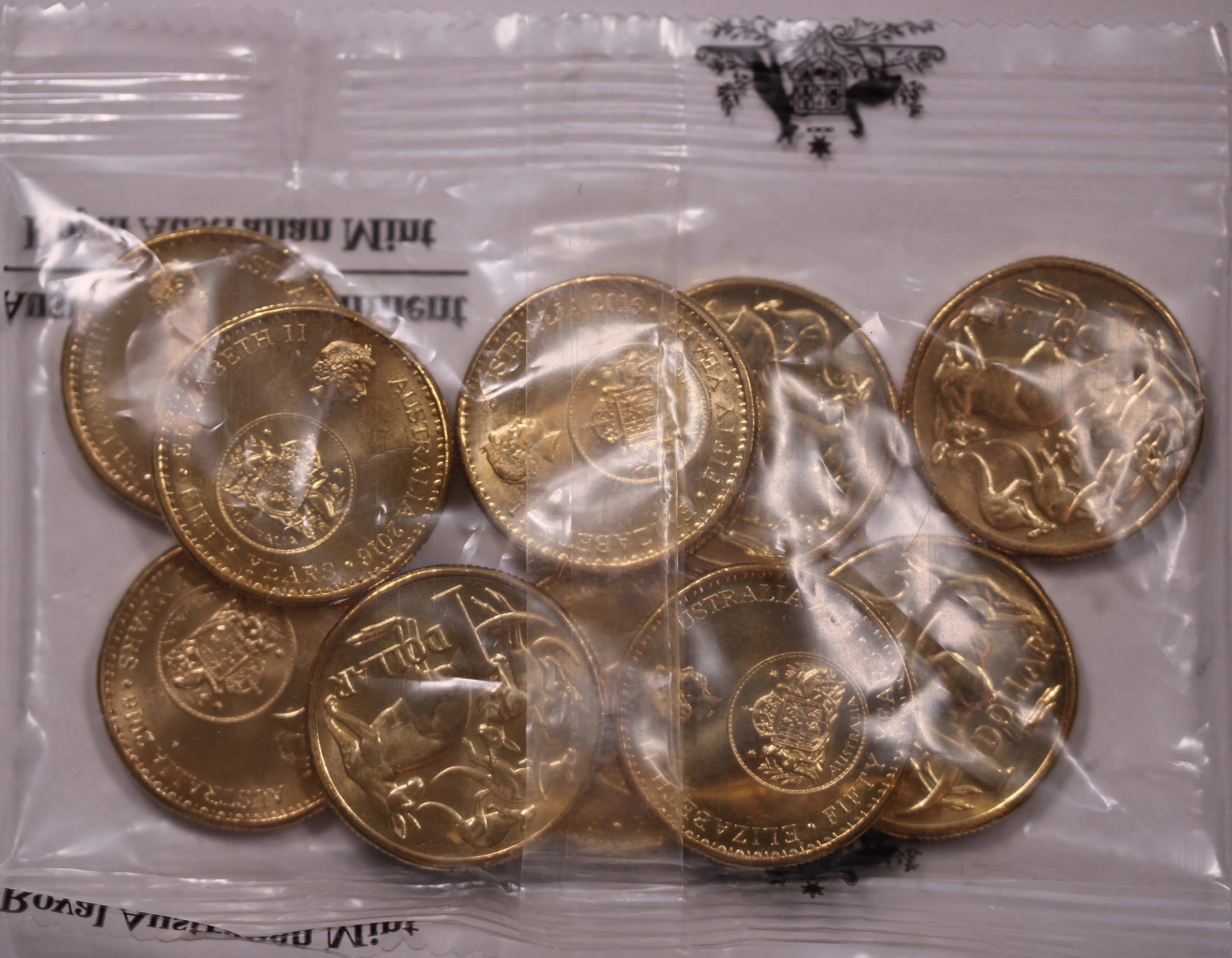 2016 $1 Anniversary of Decimal Changeover RAM Bag (10 coins) - Image 2