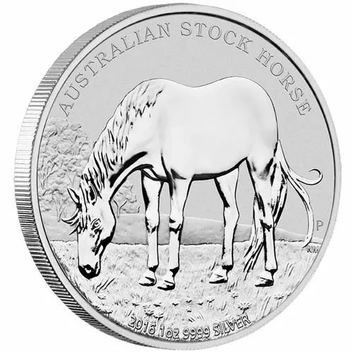 2016 $1 Australian Stock Horse 1oz Silver Coin in Card - Image 2