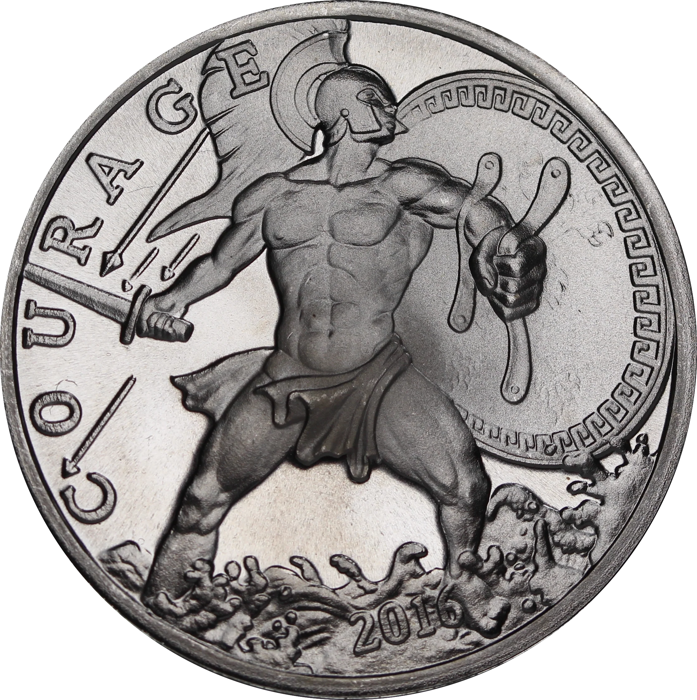 2016 1oz Silver Modern Ancients Ajax Round