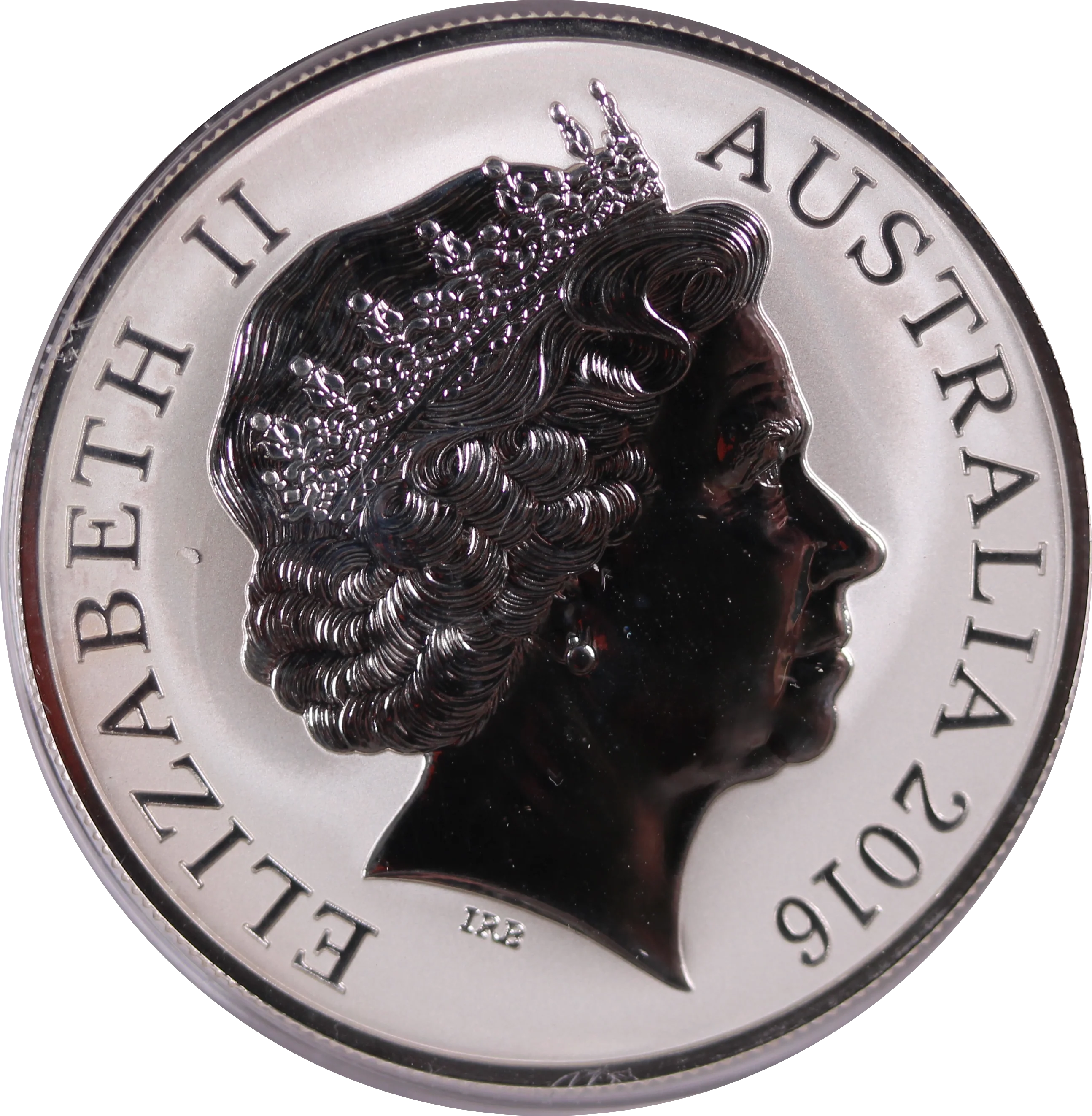 2016 $5 Australian Saltwater Crocodile Monty 1oz Silver  Frosted UNC Coin - Image 2