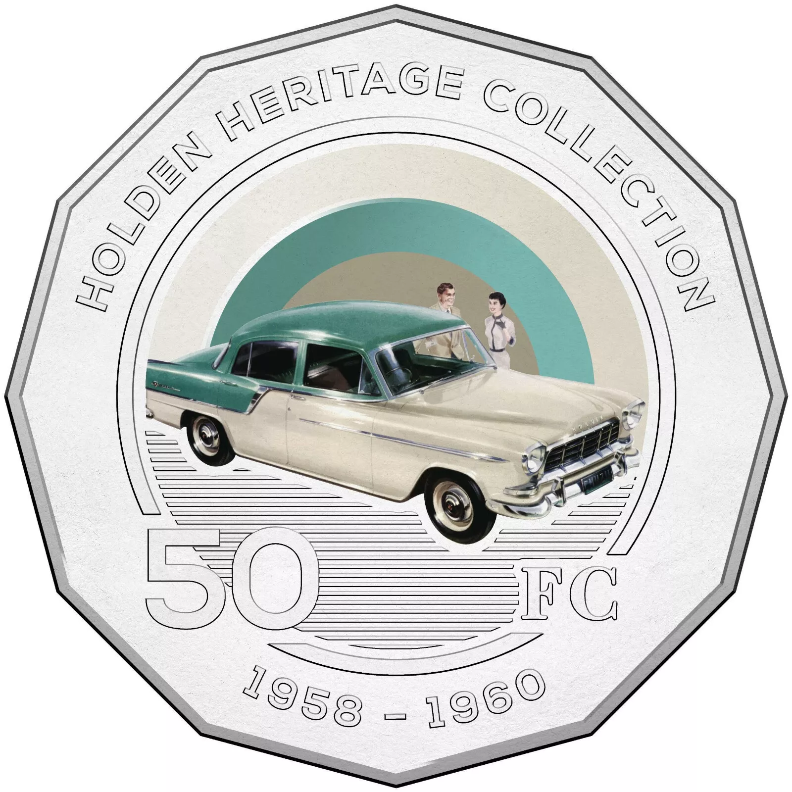 2016 50c Holden FC Coin in Card - Image 3