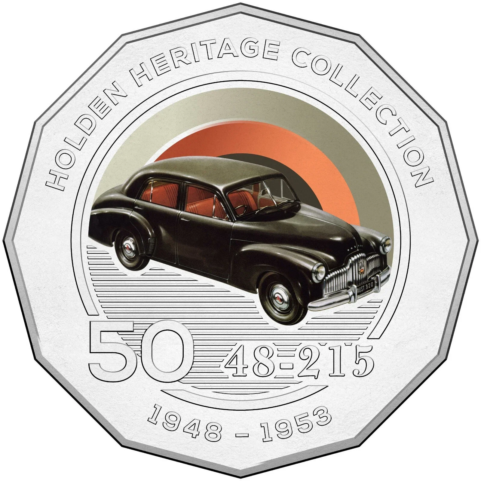2016 50c Holden Heritage 48-215 (FX) Coin in Card - Image 3