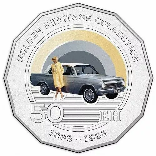 2016 50c Holden Heritage EH Coin in Card - Image 2