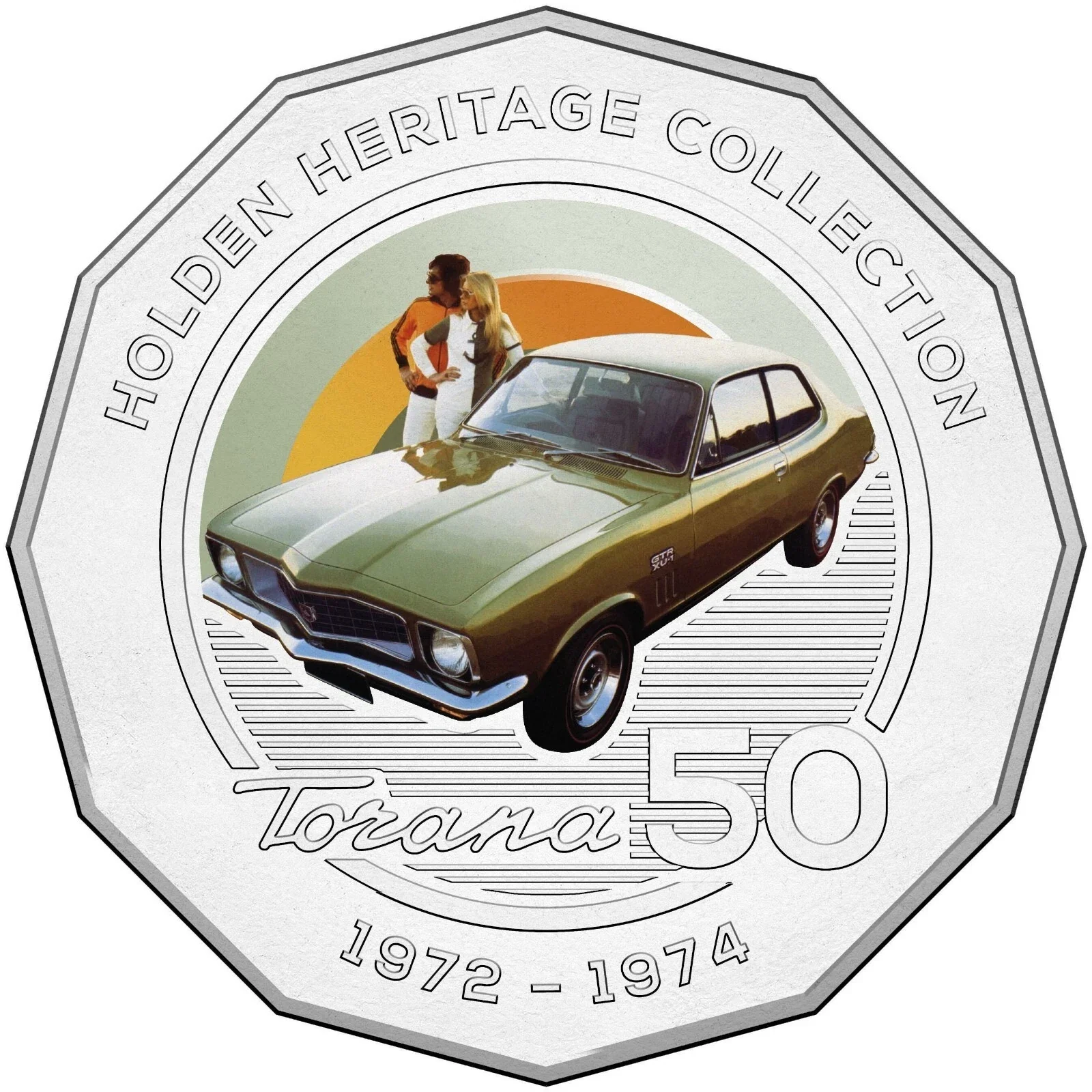2016 50c Holden LJ Torana Coin in Card - Image 3