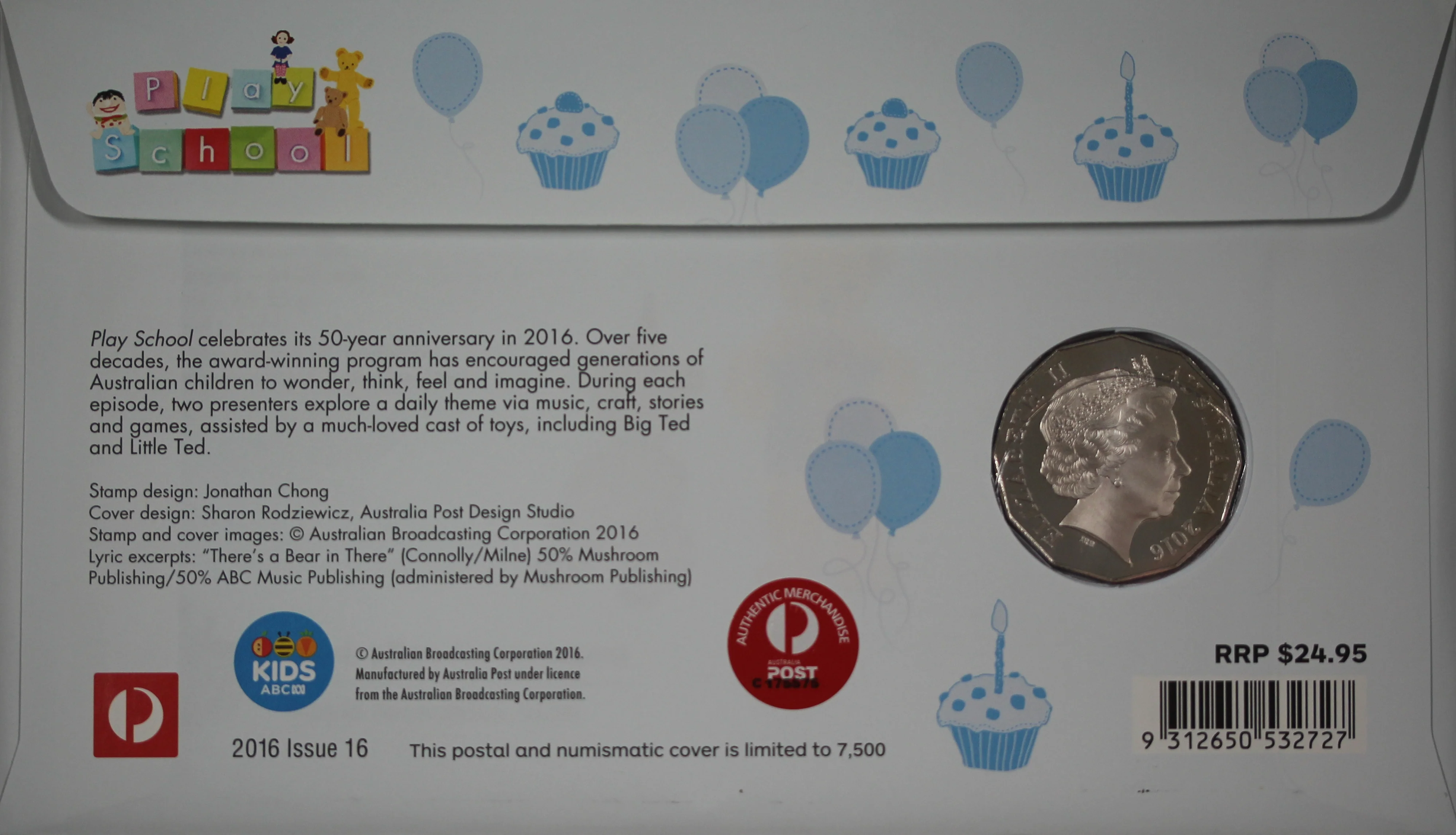 2016 50th Anniversary of Play School 50c PNC - Image 2