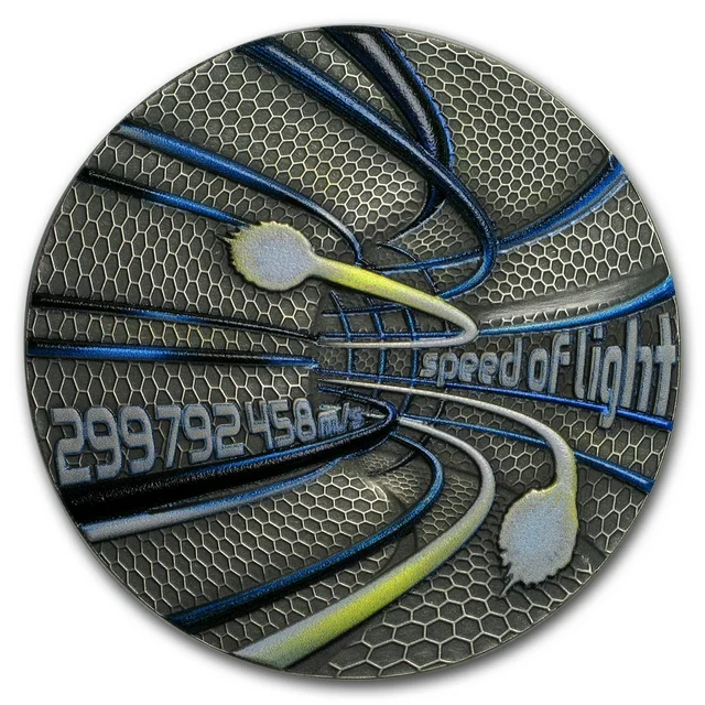 2016 Code Of The Future (Speed of Light) 2oz Silver Coin