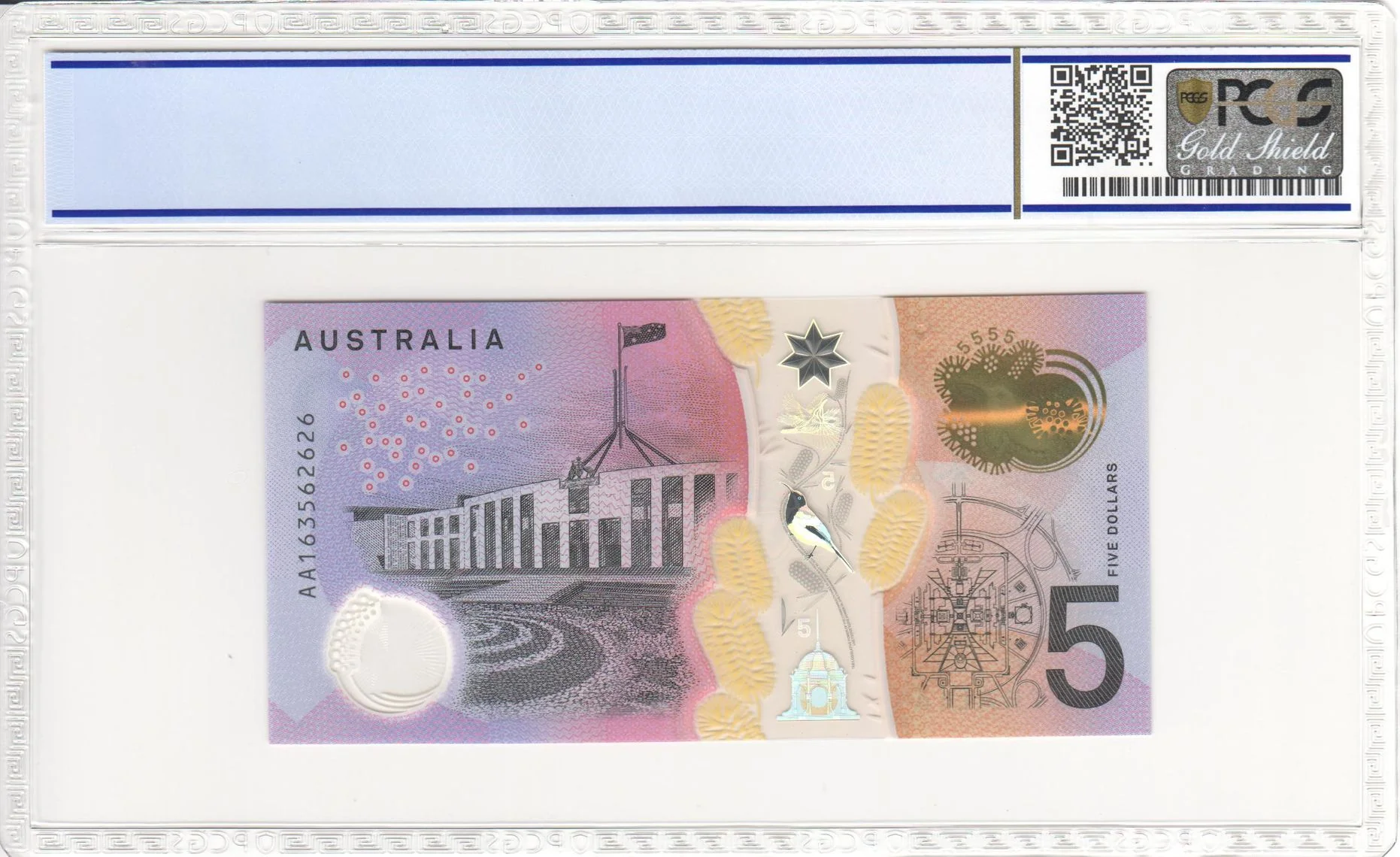 2016 First Prefix $5 Banknote Gem UNC 69OPQ - Image 2