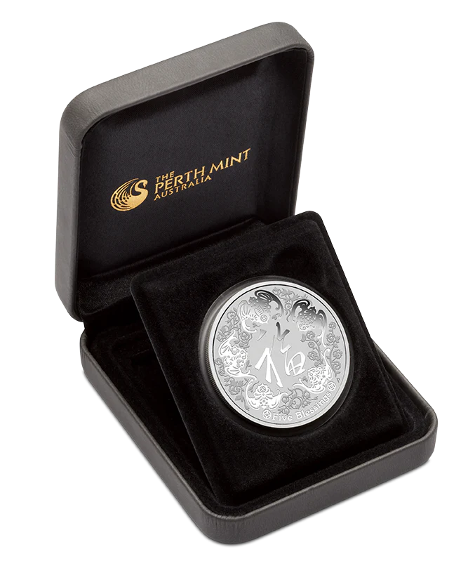 2016 Five Blessings 1oz Silver Coin - Image 2
