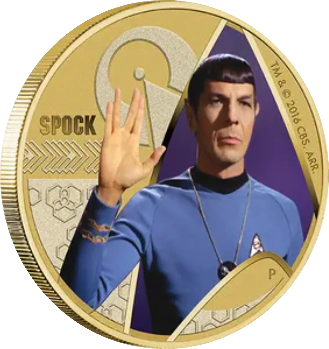 2016 Star Trek Spock $1 PNC - Image 3
