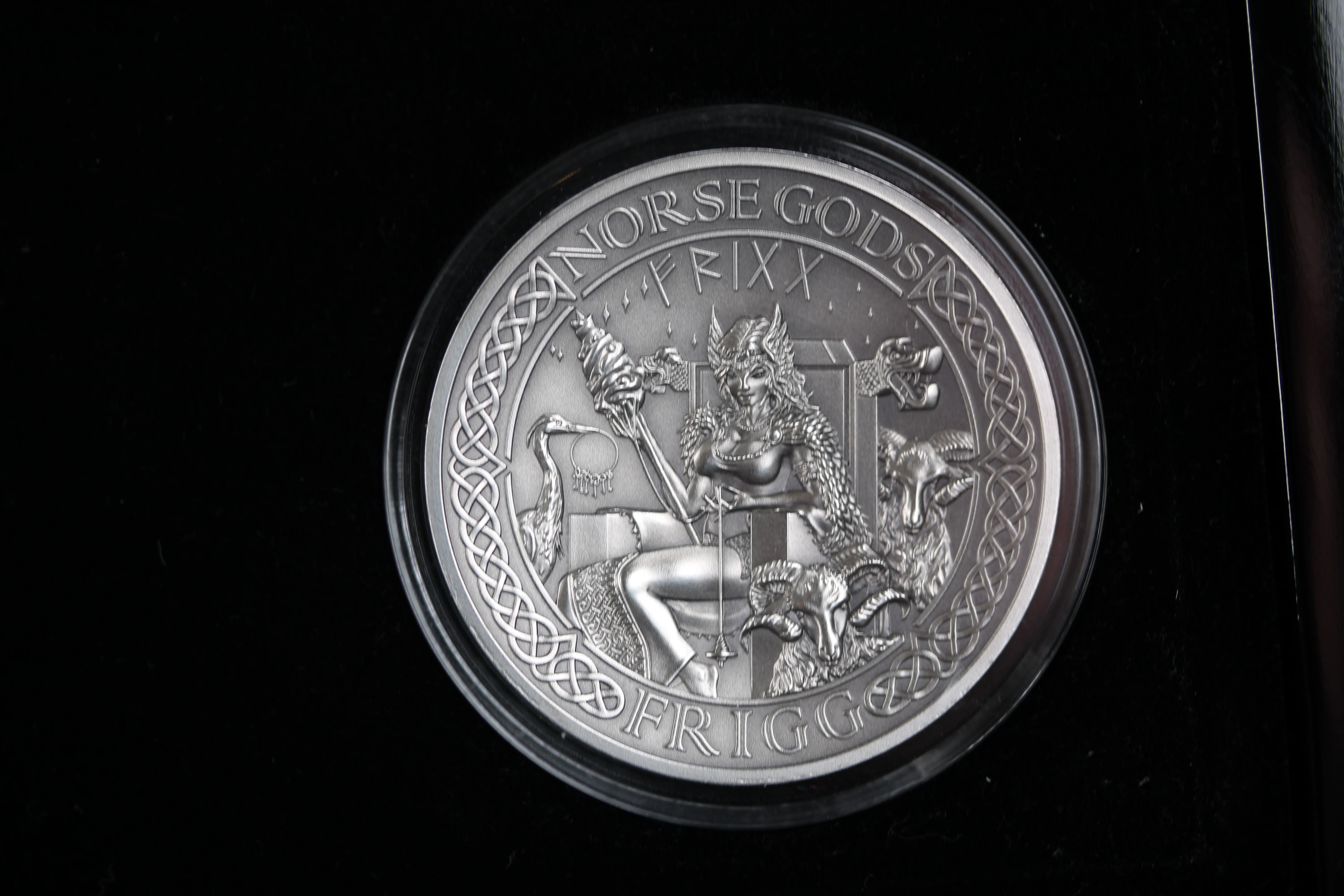 2016 The Norse Gods 9-Coin 2oz Antiqued Silver Set in Box - Image 11