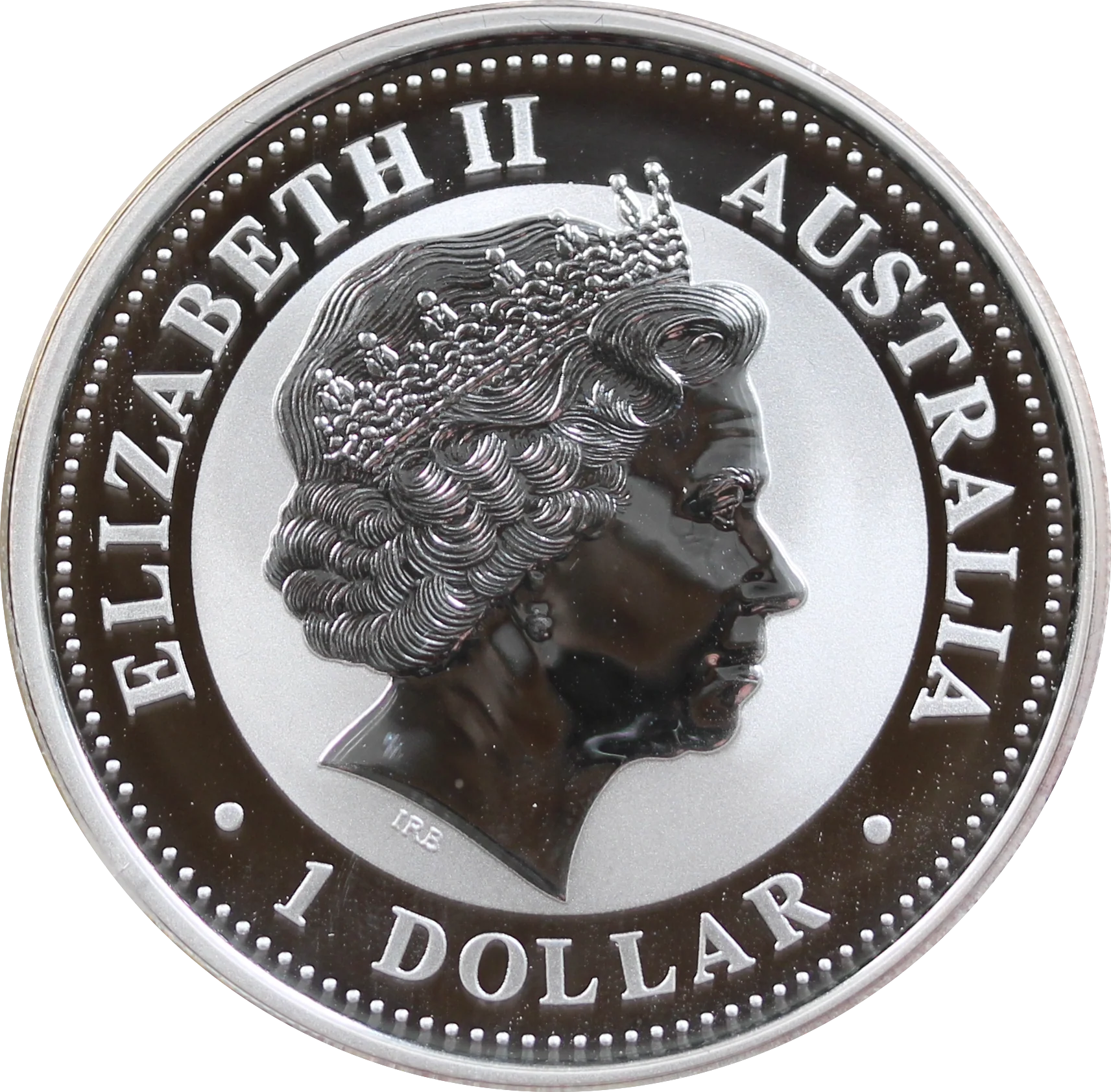 2005 $1 Lunar Year of The Rooster 1oz Silver Coloured Coin - Image 2