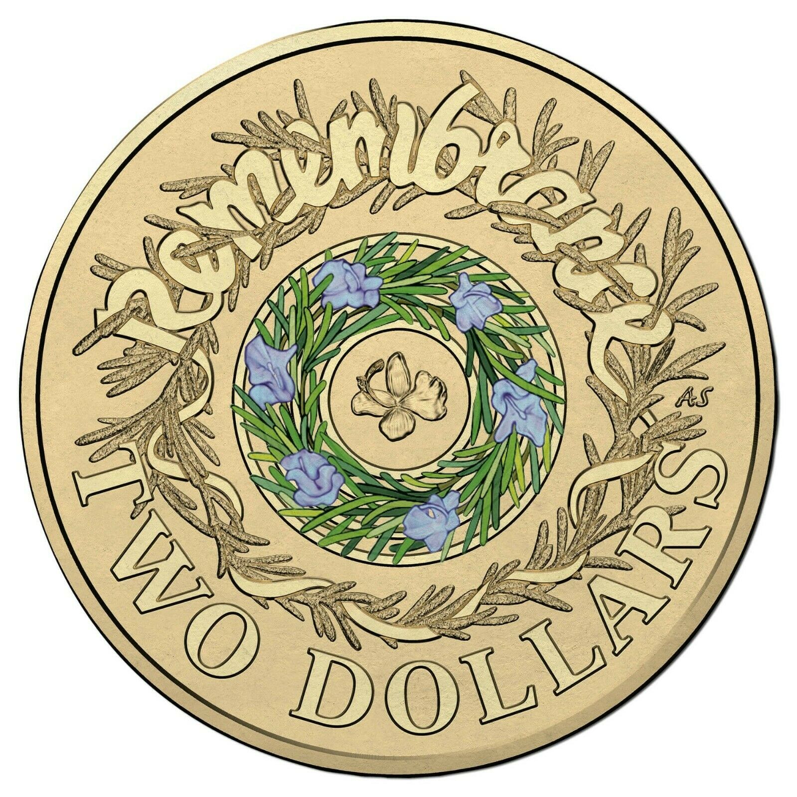 2017 $2 Remembrance Day Rosemary (Old Style) - Image 2