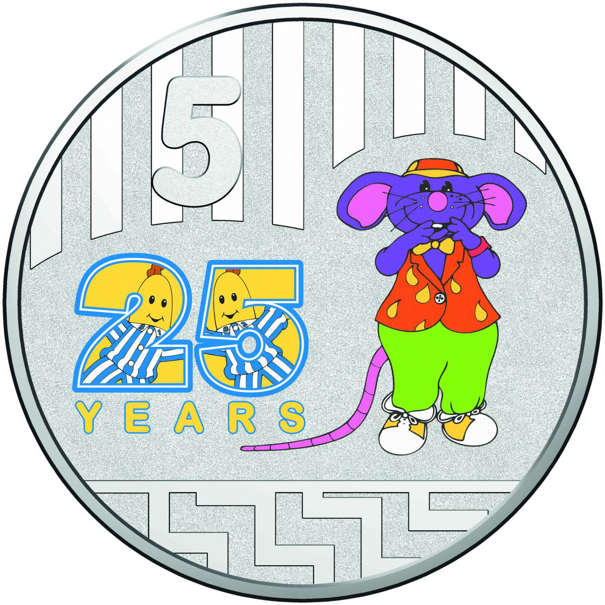2017 Bananas in Pyjamas 25th Anniversary Frosted UNC 2 Coin Set - Image 2