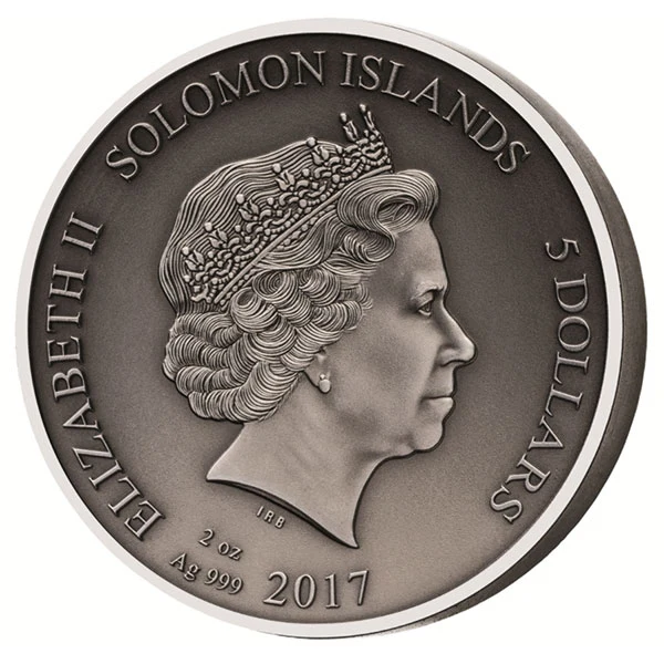 2017 Gladiators Pollice Verso 2oz Antiqued Silver Coin - Image 2