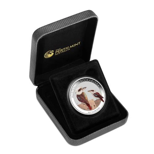2017 Kookaburra World Money Fair 1oz Silver Coloured Proof Coin - Image 3