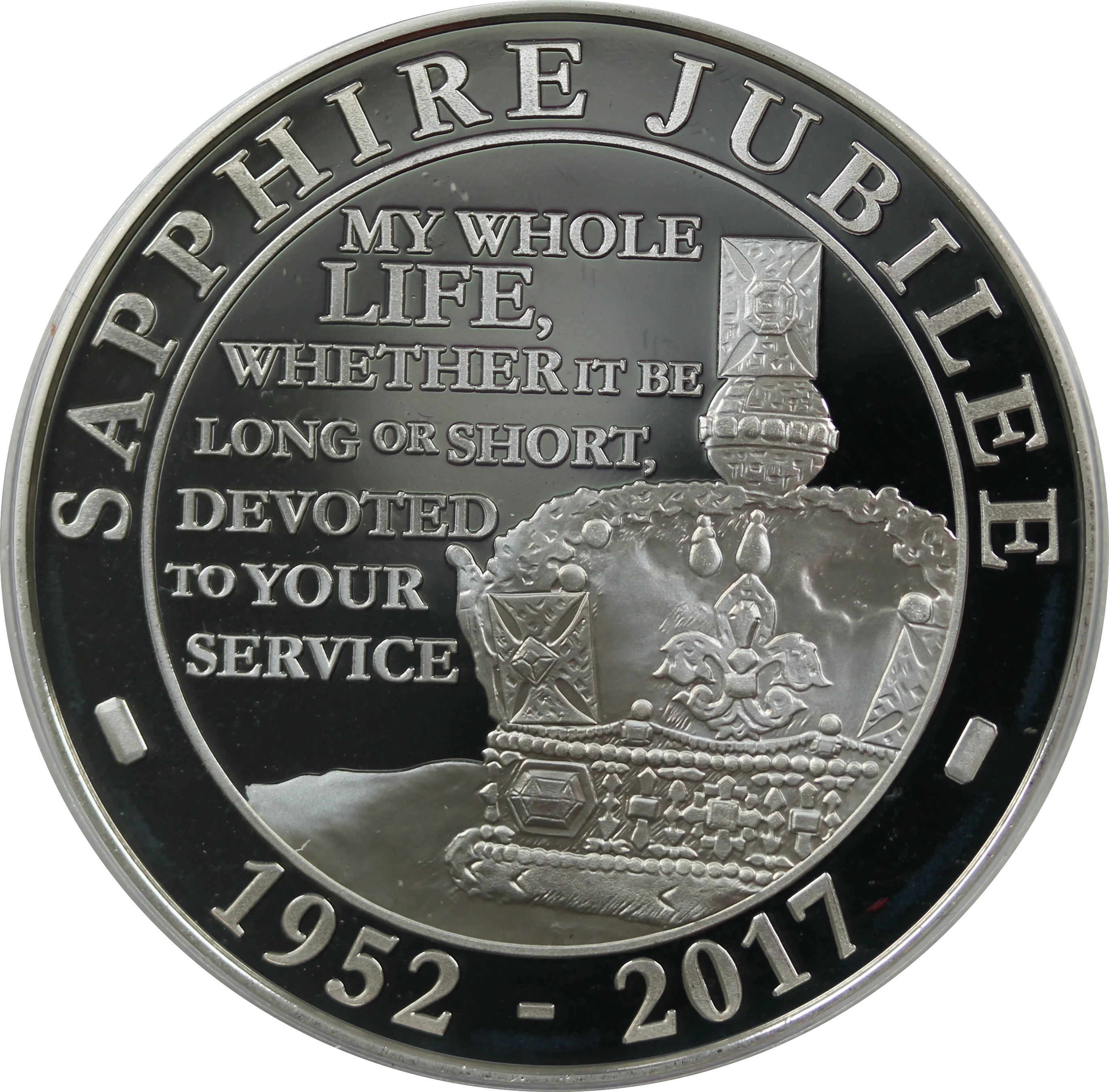 2017 Sapphire Jubilee Shine Through the Ages 5 Pound Silver Proof