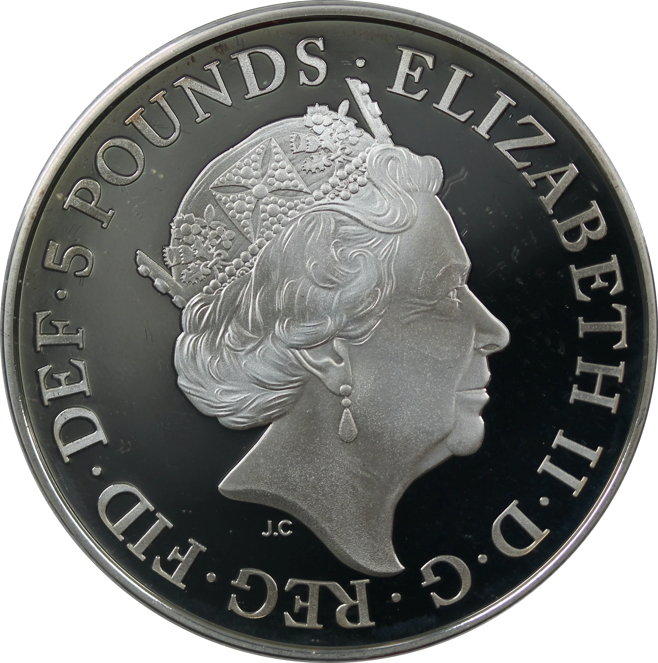 2017 Sapphire Jubilee Shine Through the Ages 5 Pound Silver Proof - Image 2