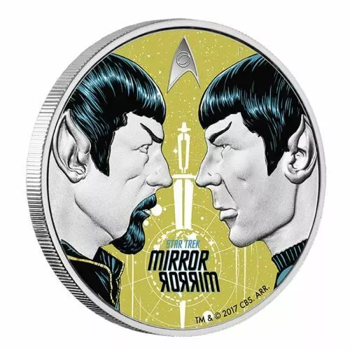 2017 Star Trek: Mirror Mirror 1oz Silver Coin
