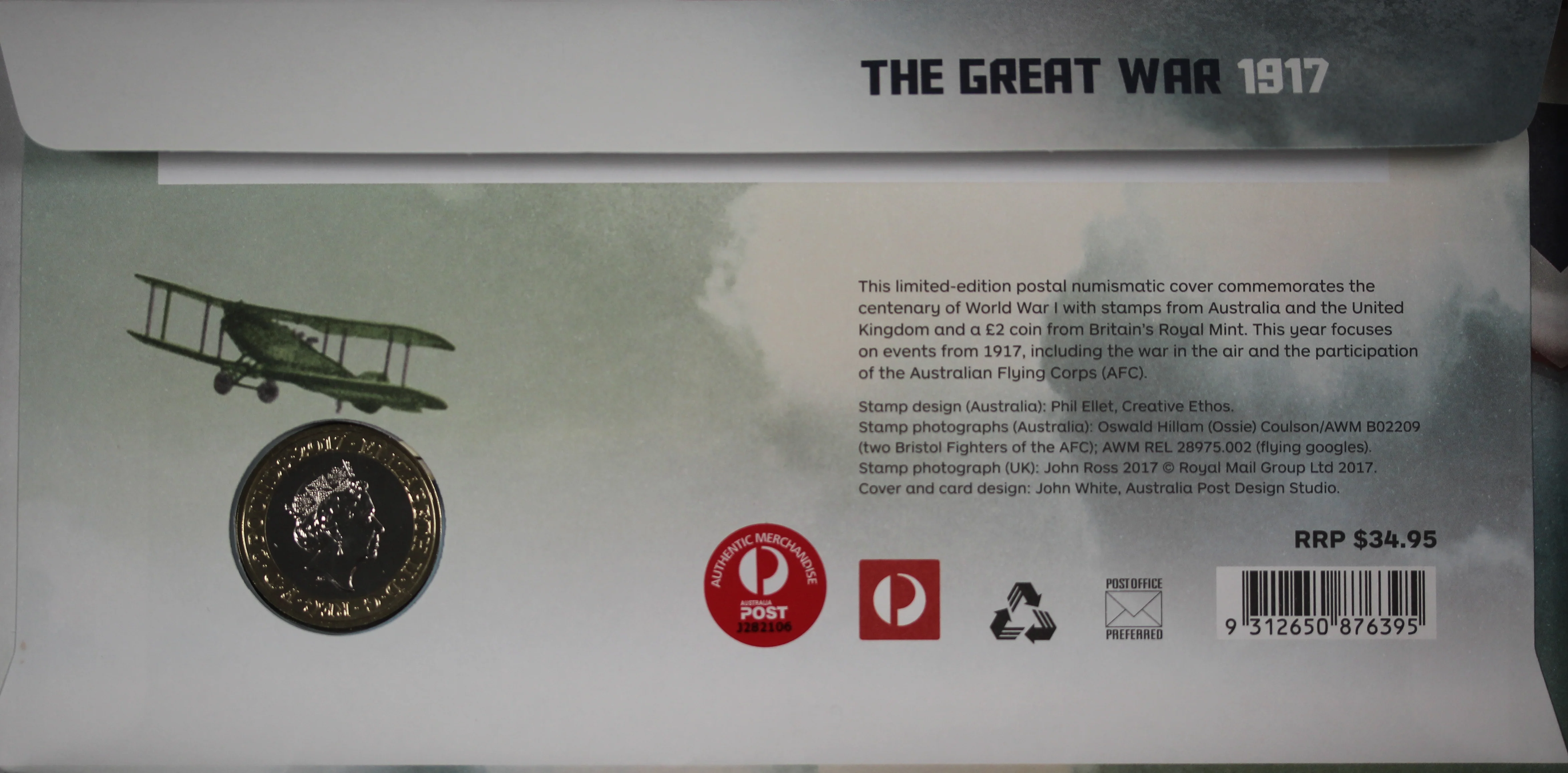 2017 The Great War 2 Pound PNC - Image 2