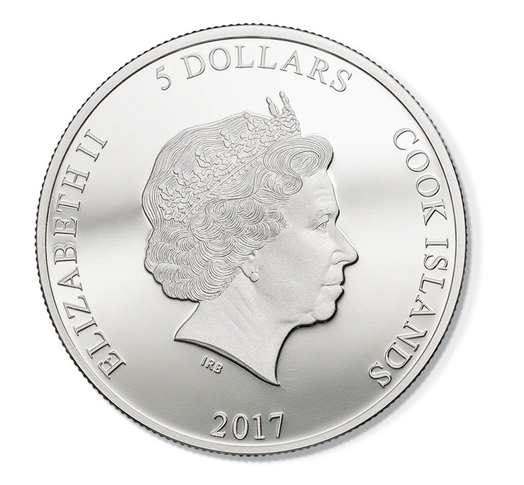 2017 The Wizard of Oz Ruby Slippers 1oz Silver Coin with 13 Genuine Swarovski Crystals - Image 2