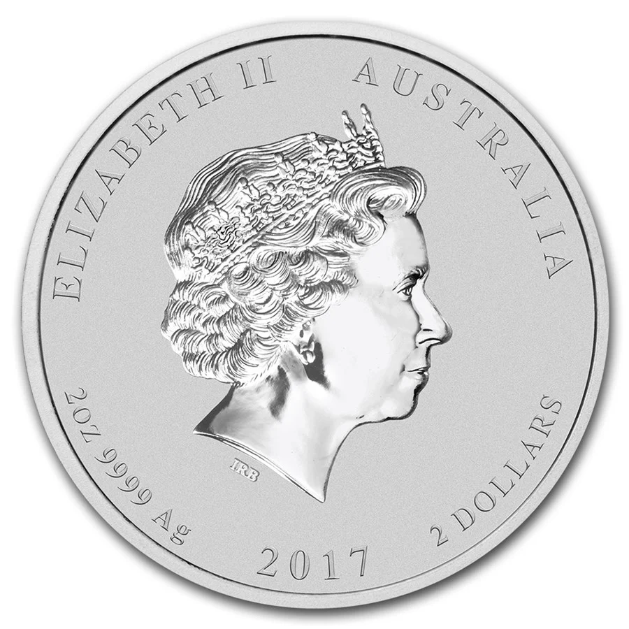 2017 Year of the Rooster 2oz Silver Coin - Image 2