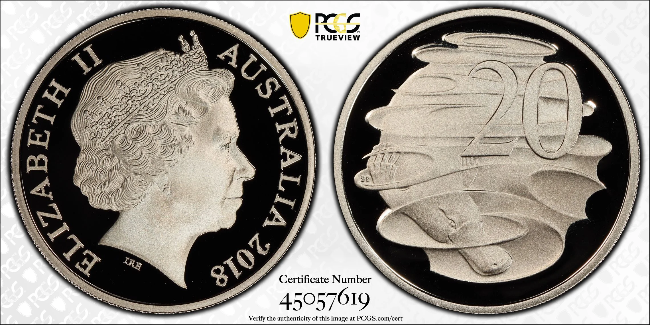 2018 20c Coin PR70DCAM - Image 2