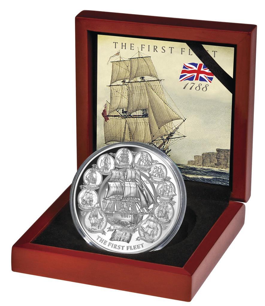 2018 230th Anniversary First Fleet 2oz Silver Proof Coin - Image 2