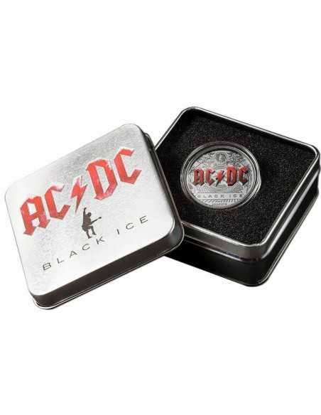 2018 AC/DC Black Ice Anniversary 2oz Silver Black Proof Coin - Image 3