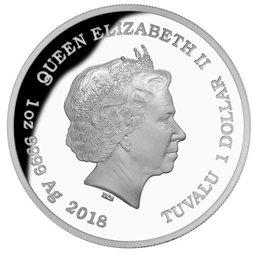 2018 Australian Remarkable Reptiles – Green Tree Python 1oz Silver Proof Coin - Image 2