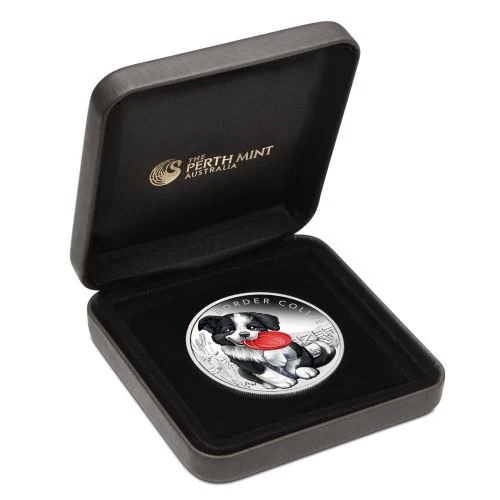 2018 Border Collie 1/2oz Silver Proof Coin - Image 3