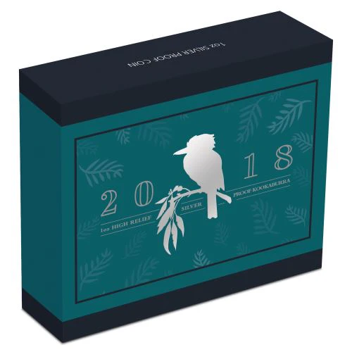 2018 Kookaburra 1oz High Relief Silver Proof Coin - Image 4