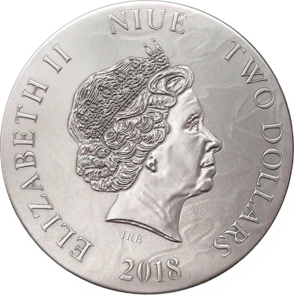 2018 Niue Dark Beauties Cassandra 50 Gram Silver Coin - Image 4