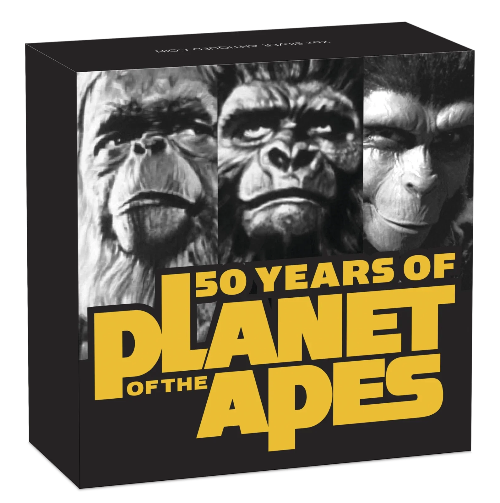 2018 Planet of the Apes 50th Anniversary 2oz Silver Antiqued $2 Coin - Image 3