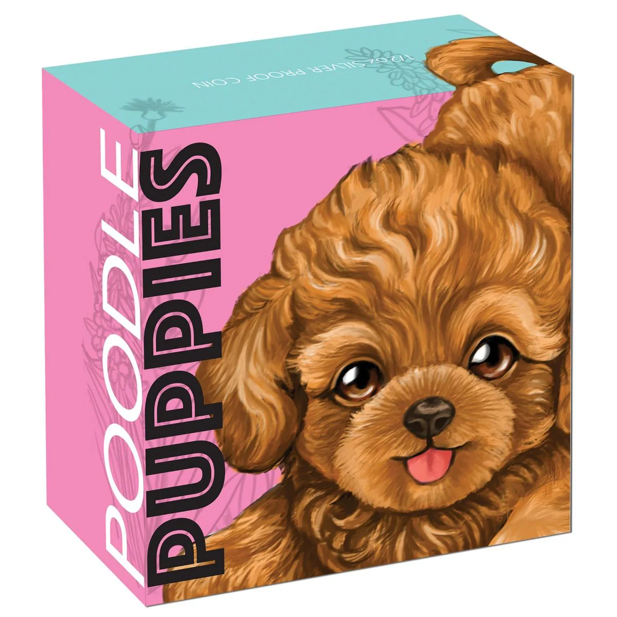 2018 Puppies Poodle 1/2oz Silver Proof Coin - Image 2