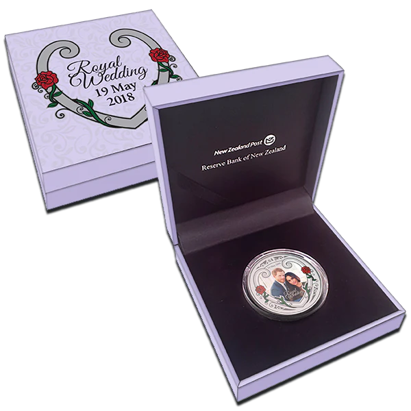 2018 Royal Wedding Prince Harry and Meghan 1oz Silver Proof Coin - Image 2