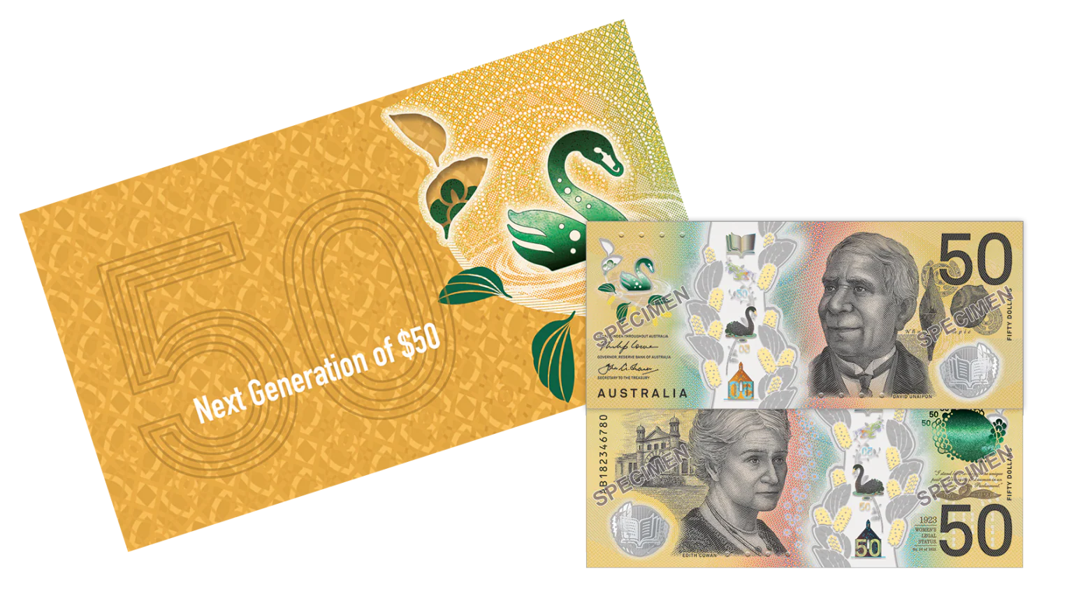 2018 Two Generations $50 Banknote Folder
